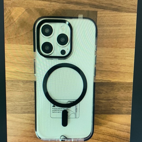 Apple Other - Apple iPhone Case - Black Ring on White